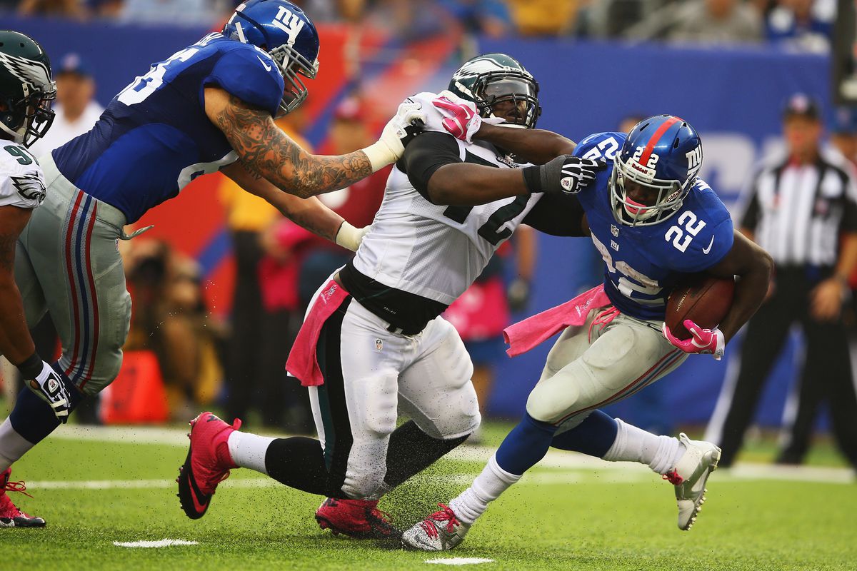 David Wilson was injured on this play.