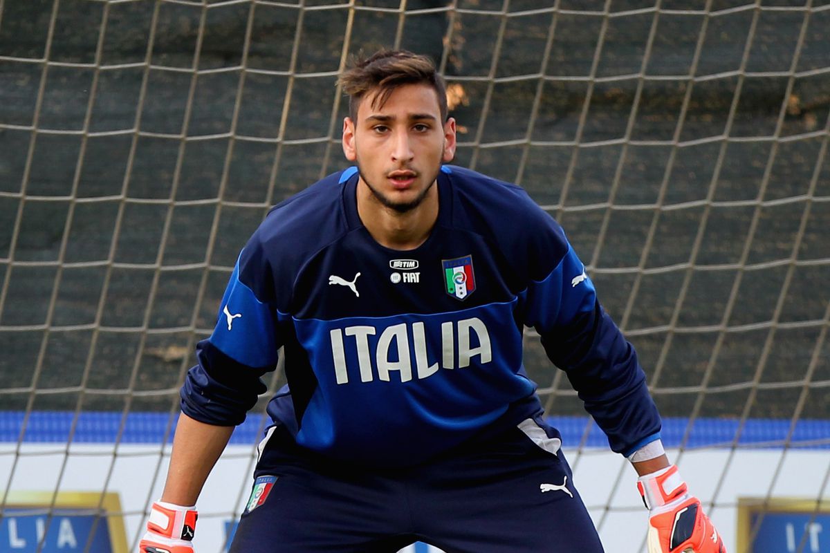 Gianluigi Donnarumma will face Juventus and legendary goalkeeper Gianluigi Buffon Saturday.