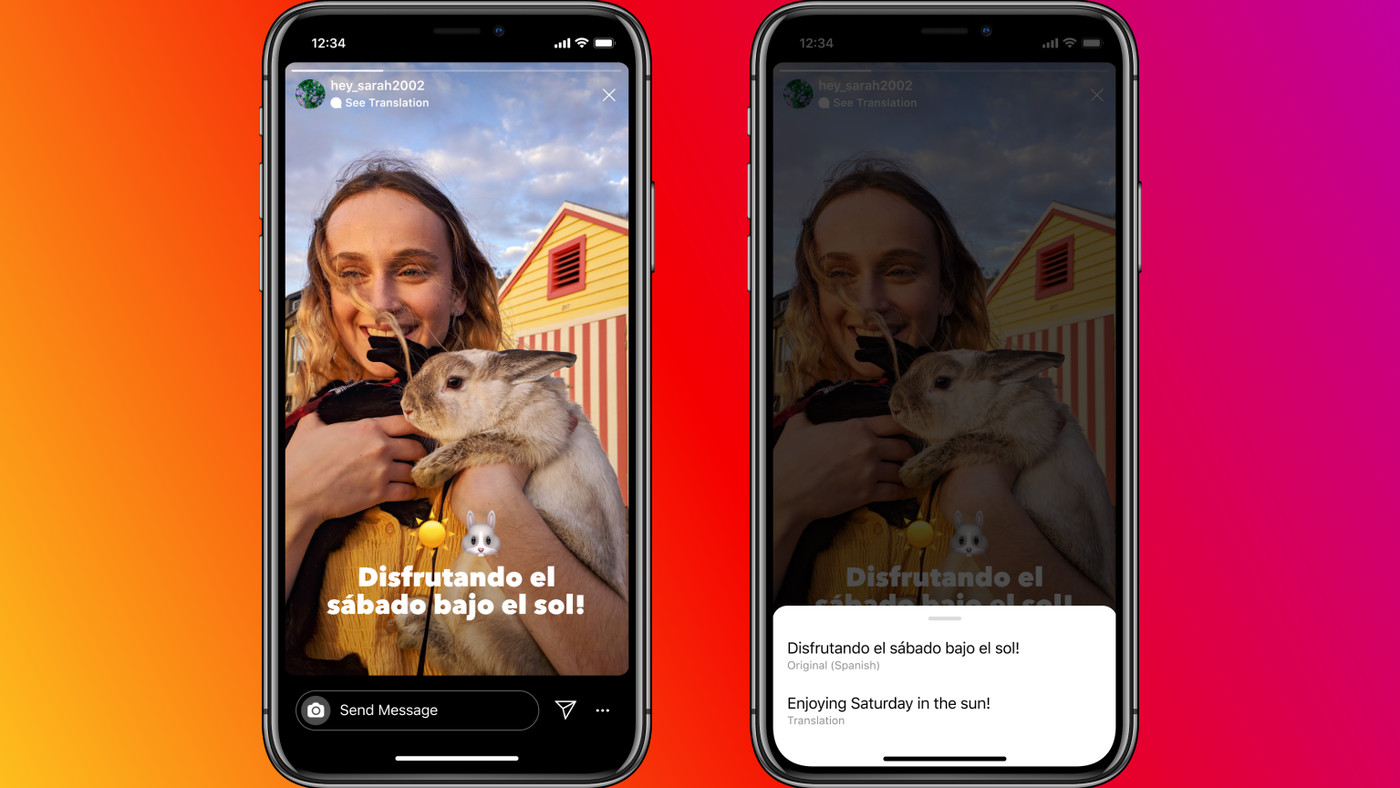 Instagram can now automatically translate text in stories   The Verge