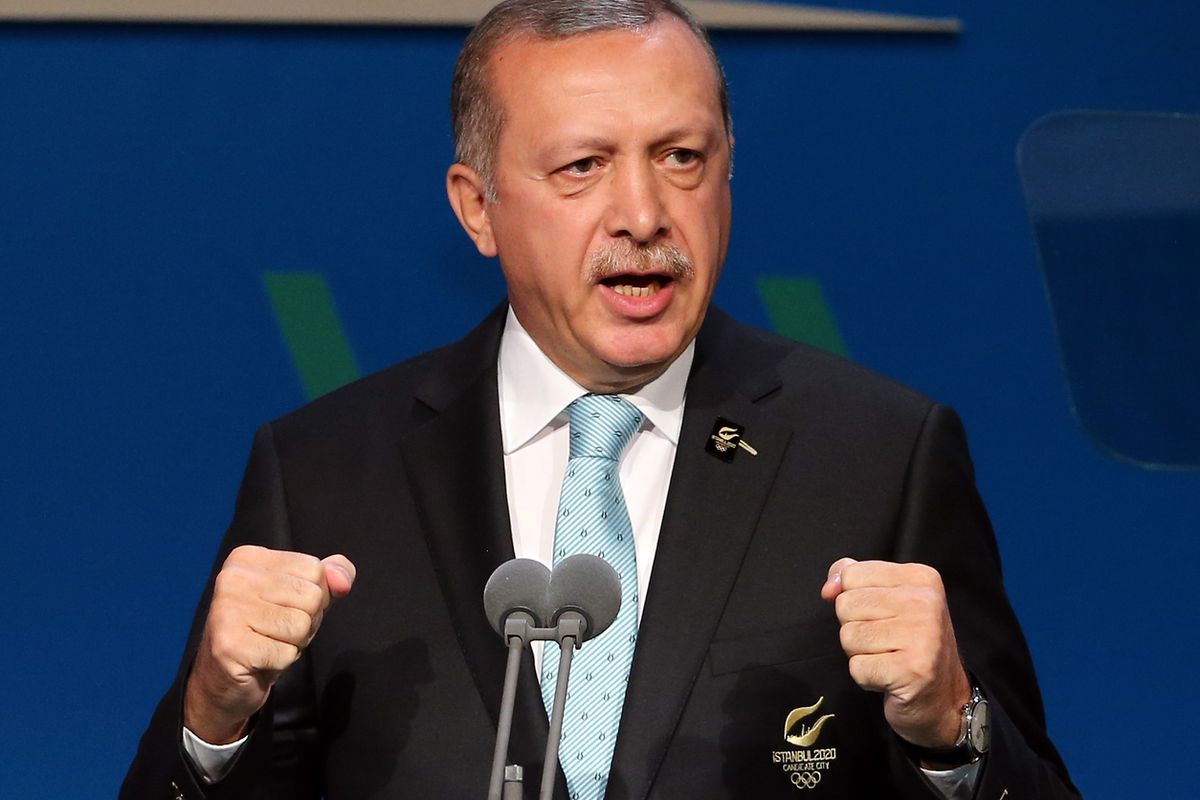 Turkish Prime Minister Erdogan will fight you.