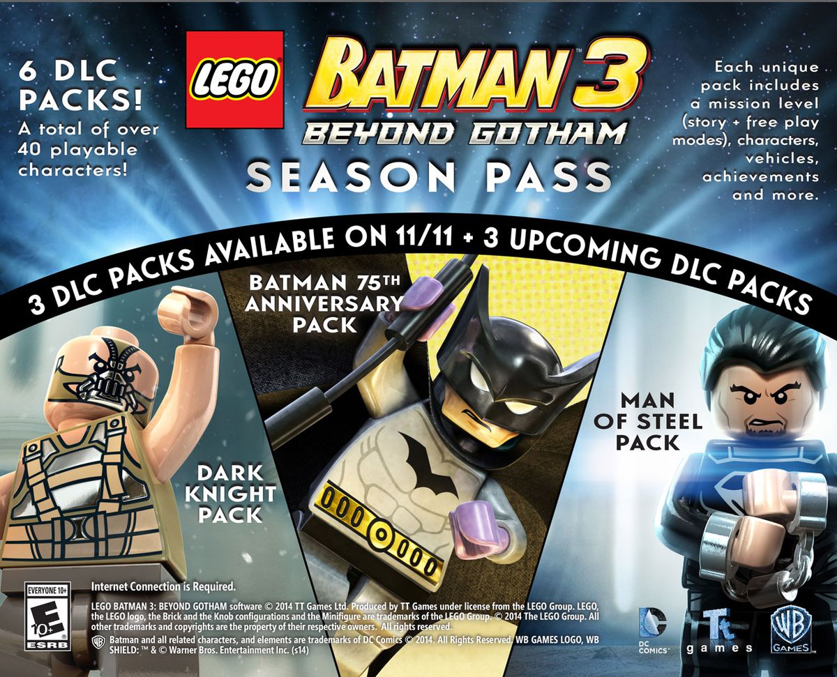 Lego Batman 3 season pass
