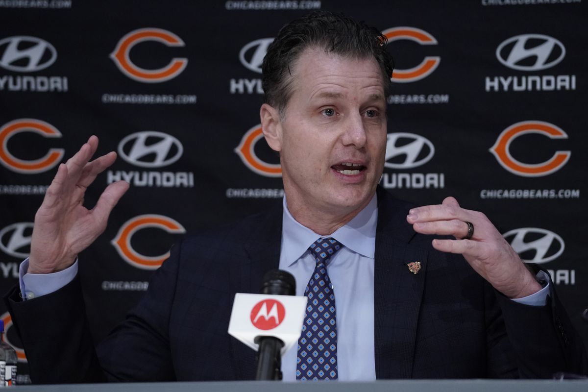 NFL: Chicago Bears-Head Coach Matt Eberflus Press Conference