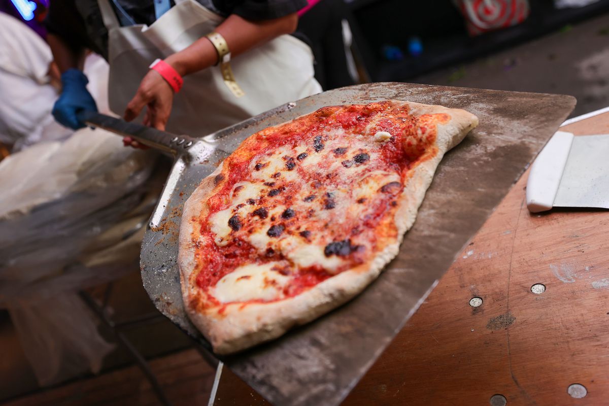 A view of Di Fara Pizza at Goldbelly’s Best of New York event in 2021.