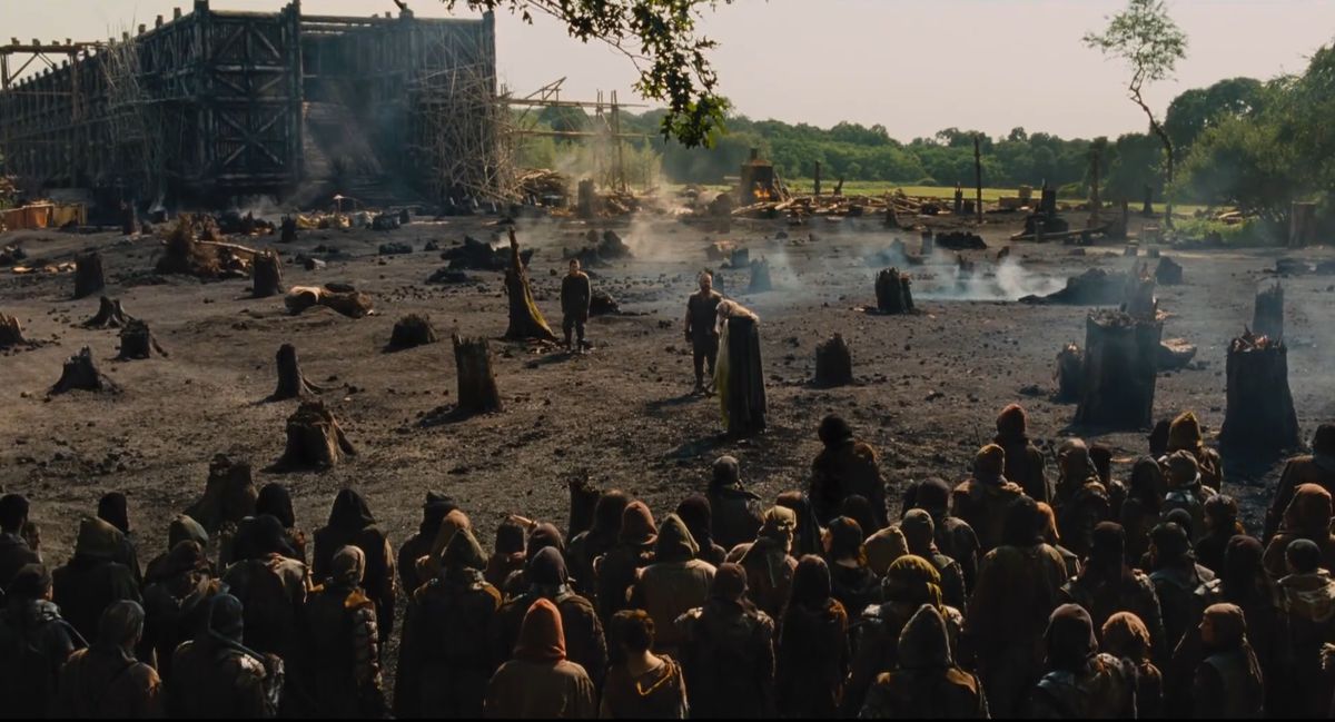 A scene of devastation from Noah