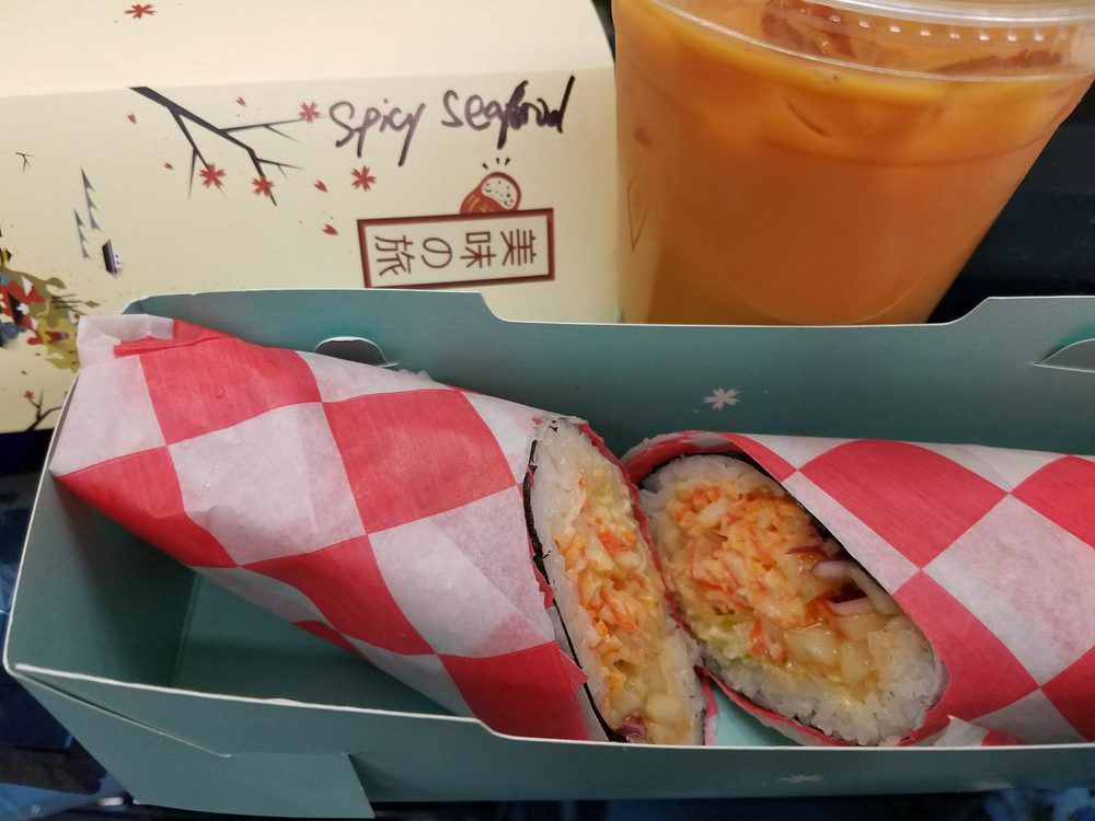 Sushi burrito at Sunny Cafe
