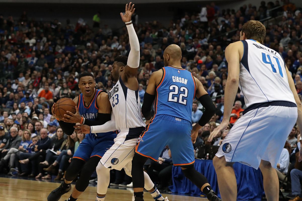 NBA: Oklahoma City Thunder at Dallas Mavericks