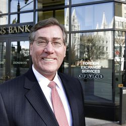 Scott Anderson, president of Zions Bank Tuesday, March 27, 2012, in Salt Lake City, Utah.   