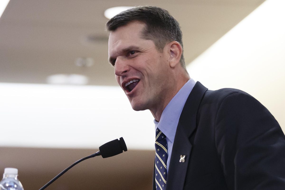 Jim Harbaugh made quick work during his first recruiting period as Michigan's head coach, compiling more than half of his 2015 class in three weeks.