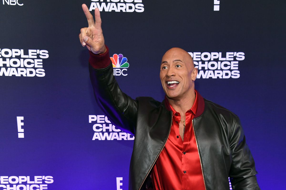 Dwayne Johnson Honored with People’s Champion Award at 2021 People’s Choice Awards