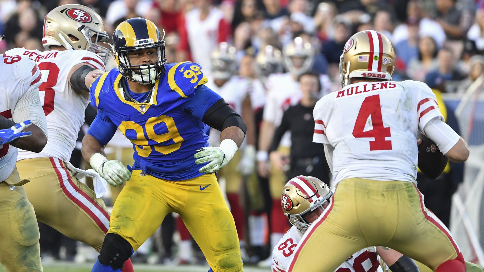 49ers kept Aaron Donald from getting the single-season sack record.