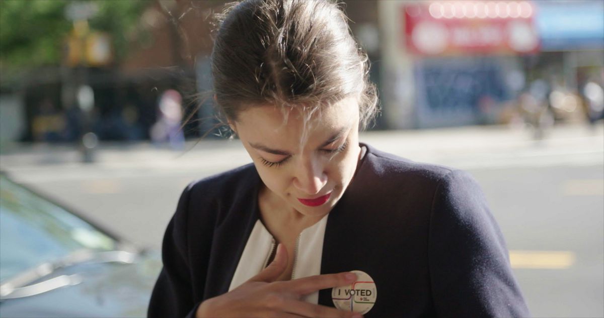 Congresswoman Alexandria Ocasio-Cortez is a featured subject in Rachel Lears’s documentary Knock Down the House, which premieres in competition at the 2019 Sundance Film Festival.