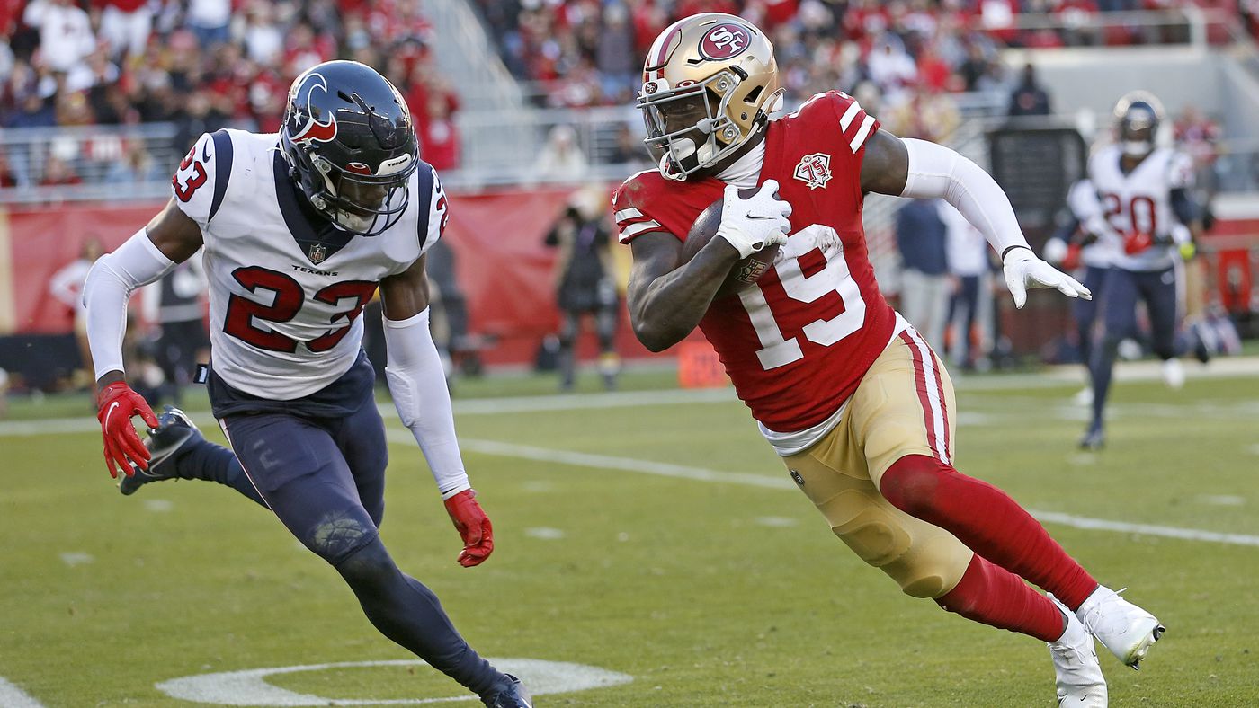 49ers shake off a sluggish start to score 20 points in the second