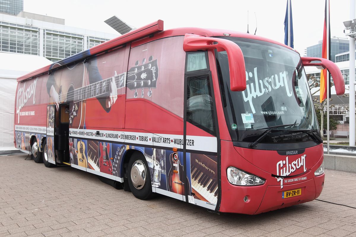 Gibson Presents Min-ETune At Frankfurt Musikmesse