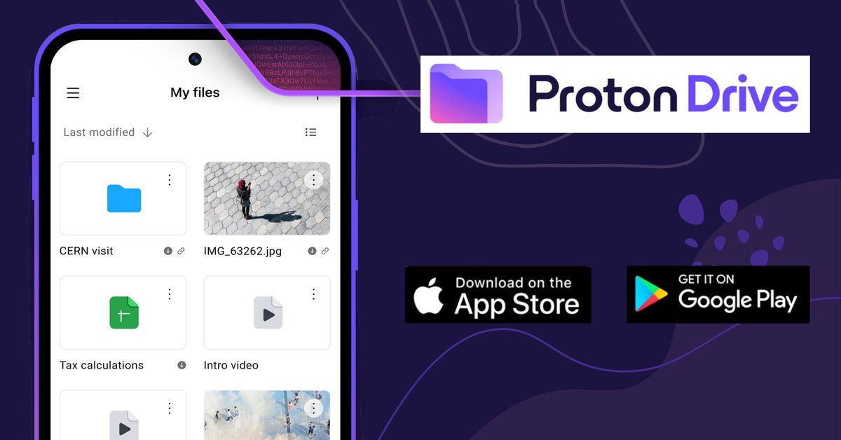 Proton’s encrypted cloud storage service is coming to mobile