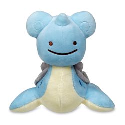 Ditto as Lapras: available at the <a class="ql-link" href="https://www.pokemoncenter.com/plush/plush-collections/ditto/ditto-as-lapras-plush---6-1-4-in-701-03006" target="_blank">Pokémon Center</a> and <a class="ql-link" href="https://amzn.to/2QH5Dma" target="_blank">Amazon</a>.