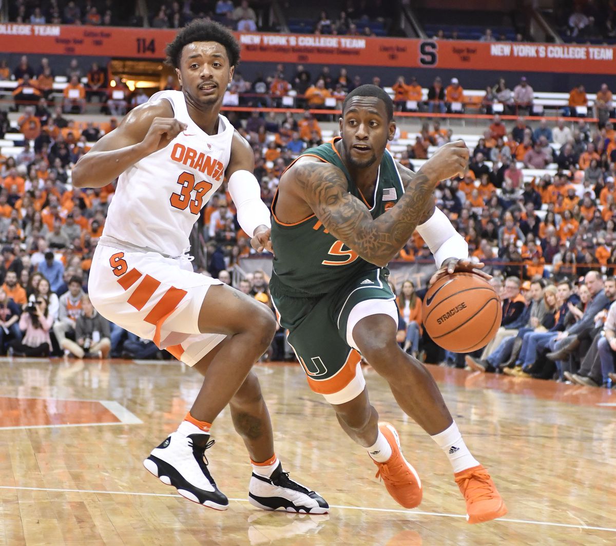 NCAA Basketball: Miami-Florida at Syracuse