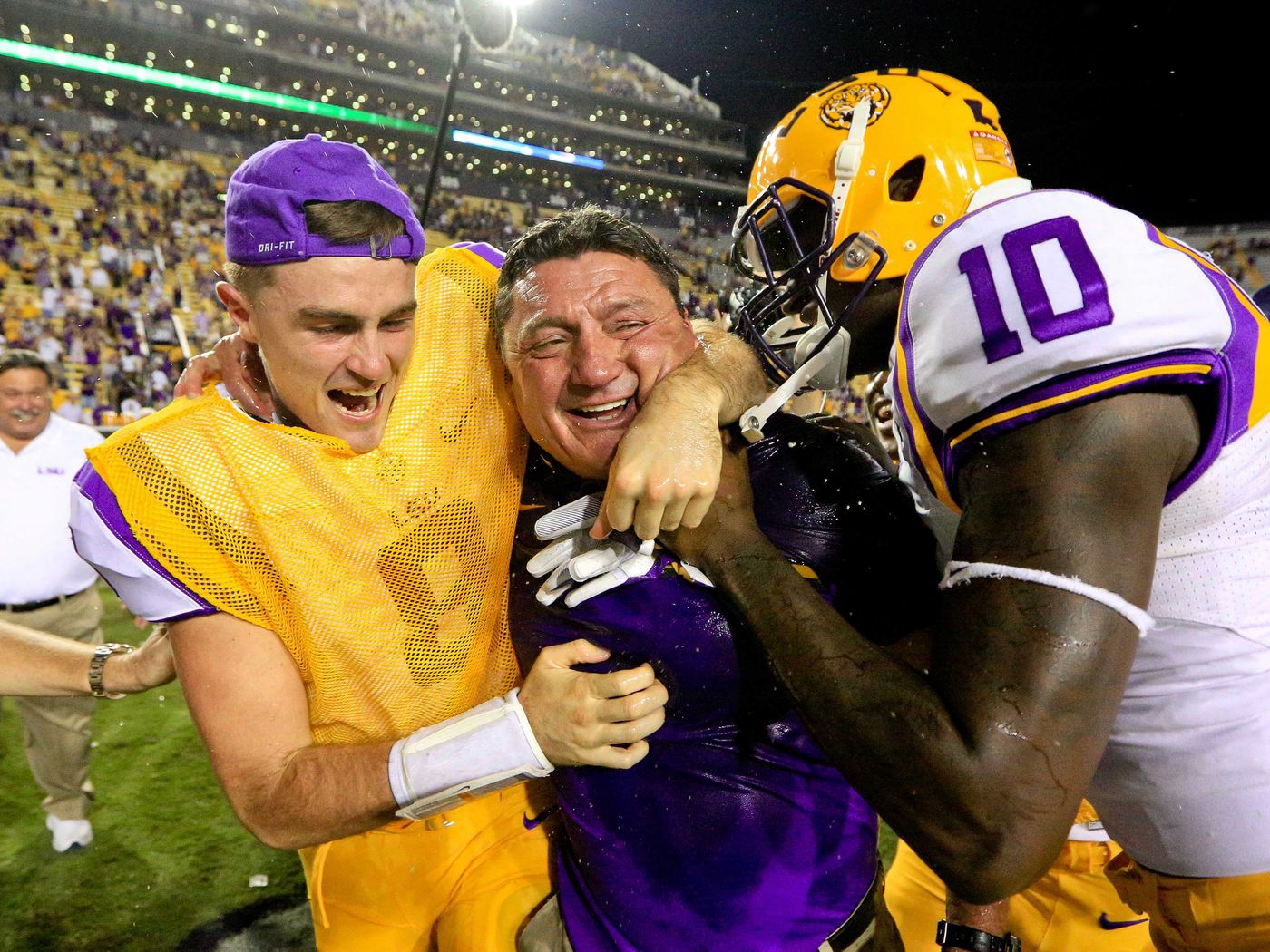 Ed Orgeron hired as the full-time head coach of the LSU Tigers -  