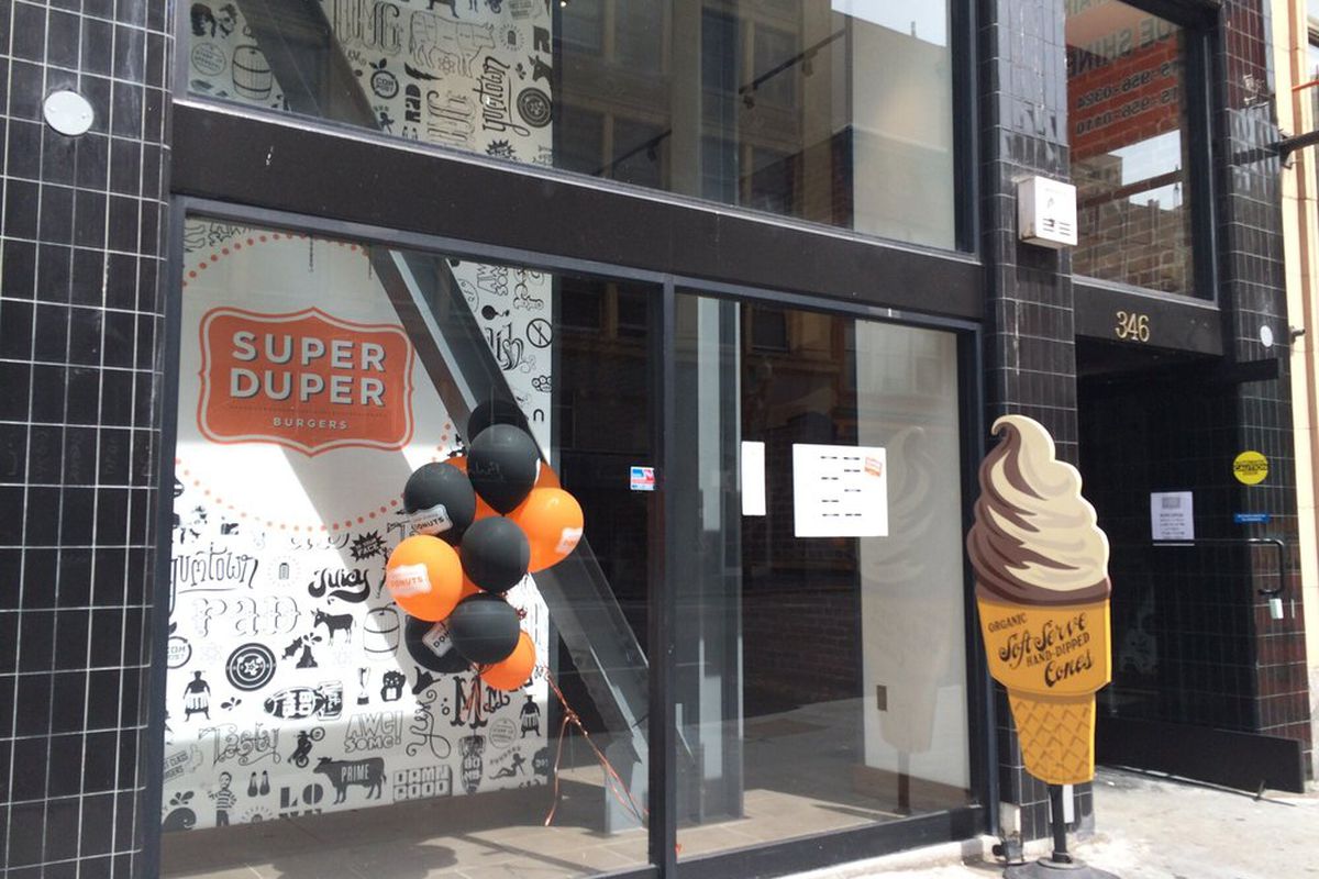 Super Duper Burger in FiDi will have all the special patties.