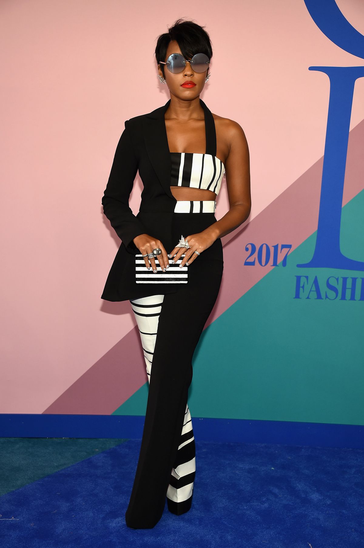 Janelle Monae attends the 2017 CFDA Fashion Awards at Hammerstein Ballroom on June 5, 2017 in New York City.