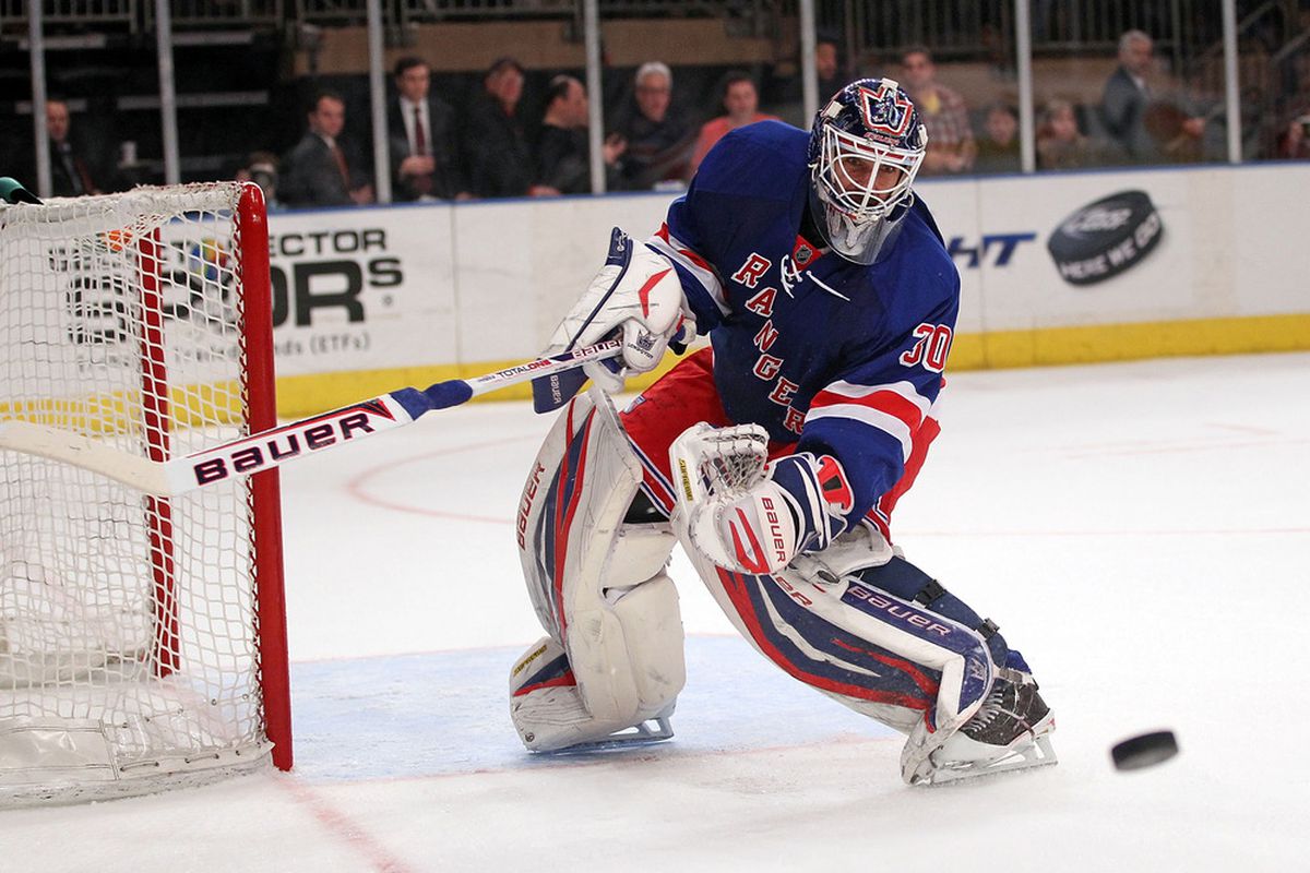 How many of the seventeen games will Henrik Lundqvist play?