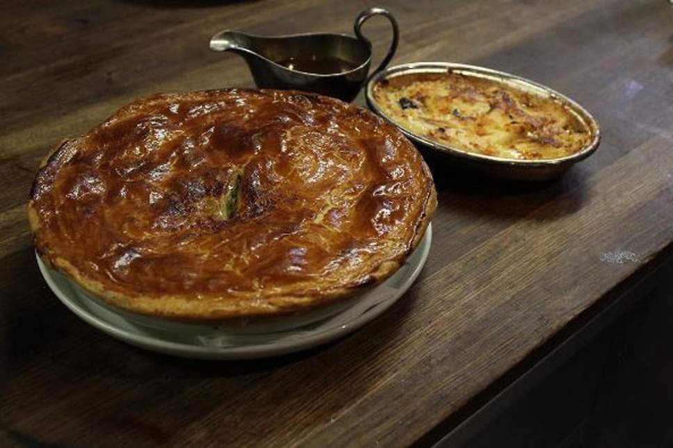 Pie at the Marksman pub on Hackney Road, one of the best places to eat pastry in London
