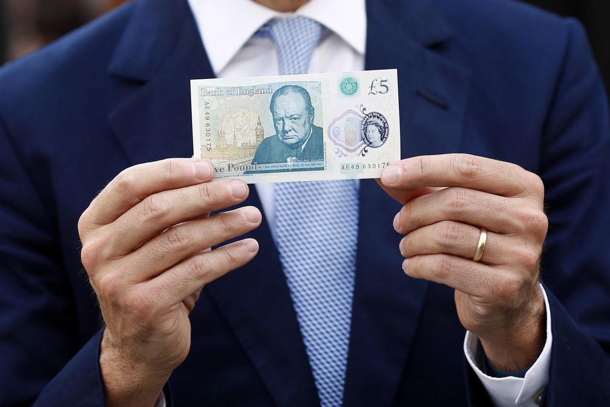 Mark Carney Makes First Transaction With New Polymer Fiver