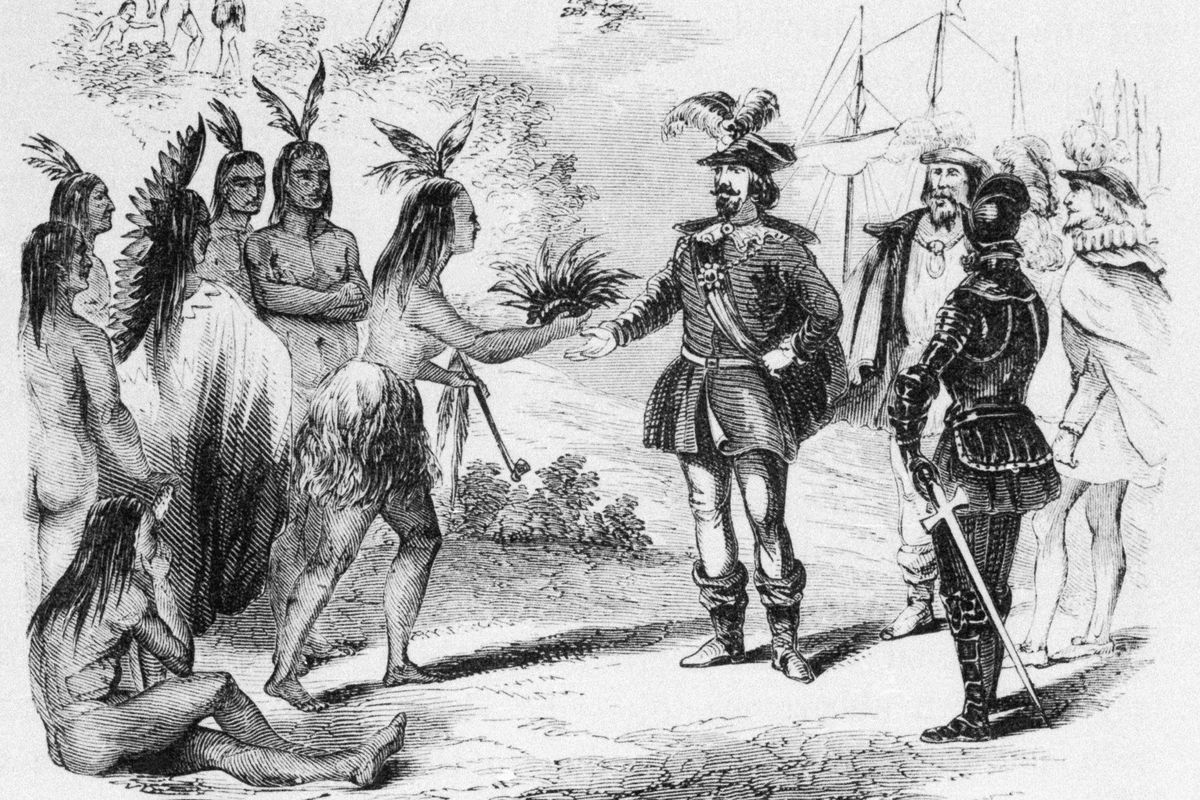 Sir Francis Drake And Indians