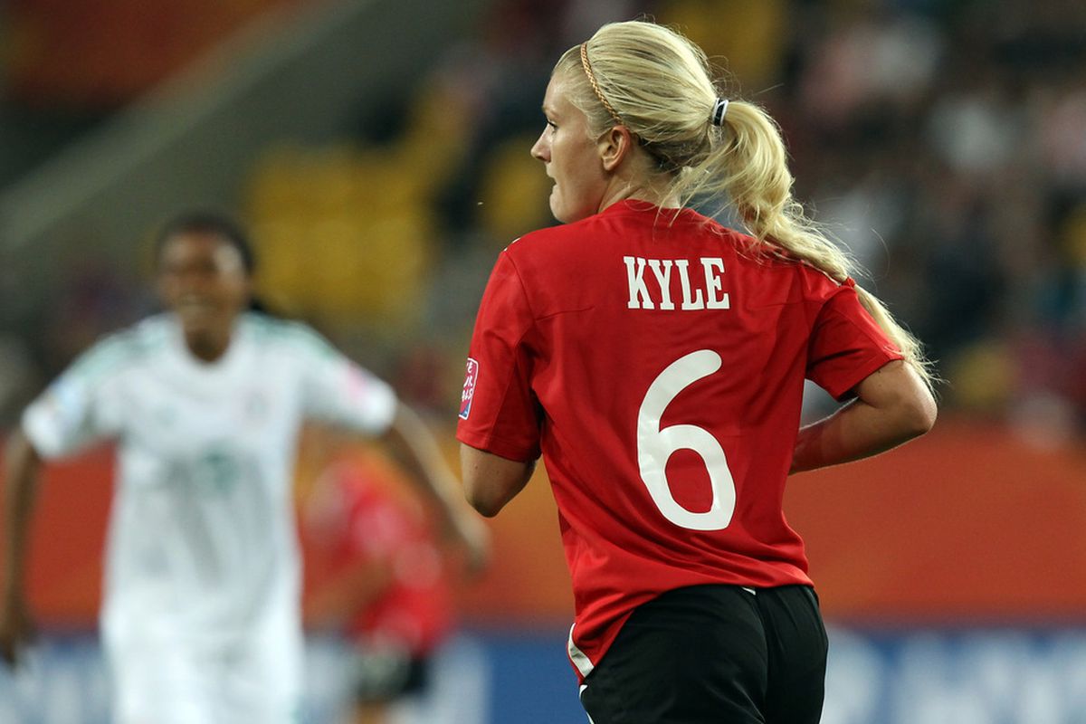 Kaylyn Kyle brings a calm, technical skill set to the Dash midfield.