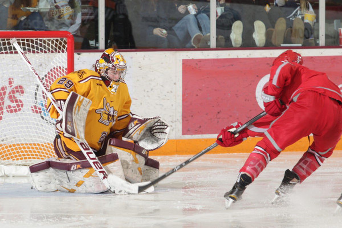 Amanda Leveille is one of the best goalies in the nation