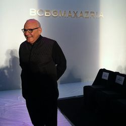 "Max Azria takes a minute to pose for a photo during the music and lighting walk-thru."