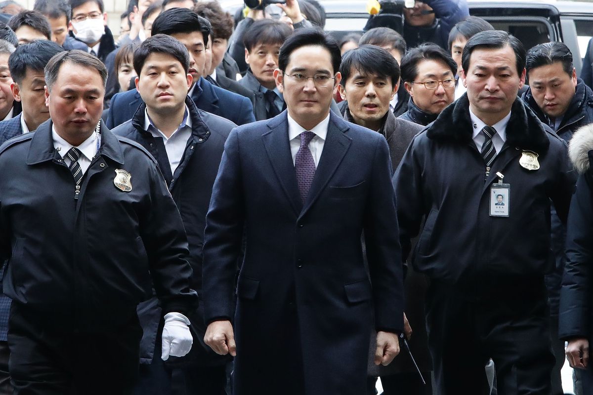 Samsung Vice Chairman Lee Jae-Yong Arrives At Court