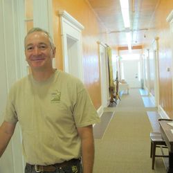 Carl Camp, a Utah State graduate, is resident director and curator of the Territorial Statehouse State Park Museum in Fillmore.