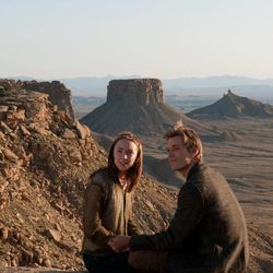 Jake Abel and Saoirse Ronan star in "The Host."
