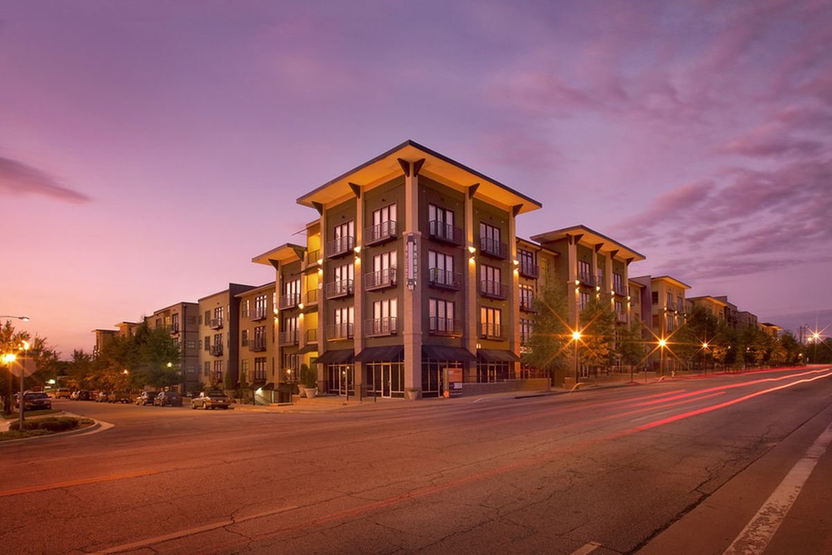 A photo of the 5300 Lofts in Chamblee’s historic district.