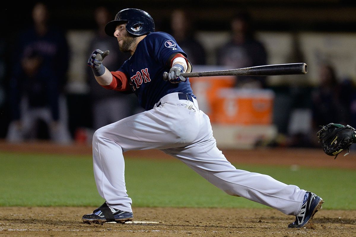 The prayers of Red Sox Nation were answered by Dustin Pedroia (aka the Small Father).