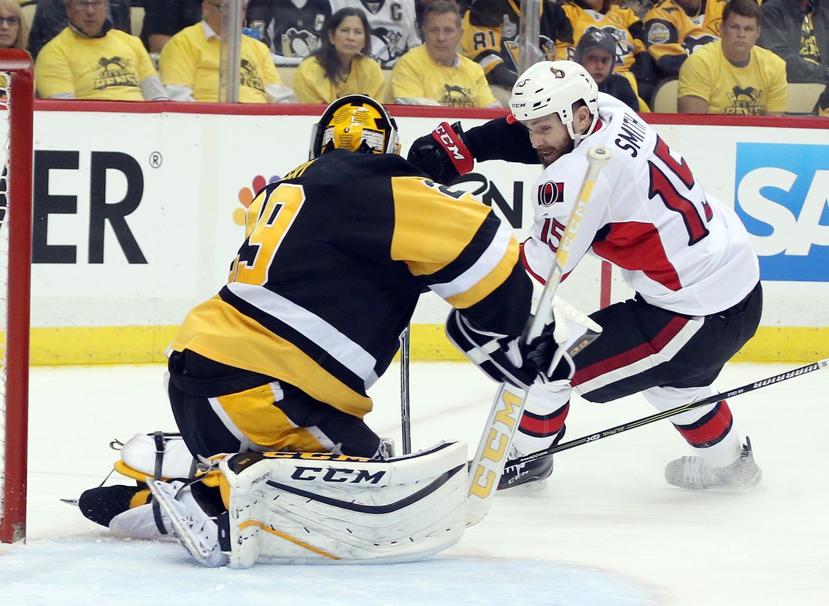 NHL: Stanley Cup Playoffs-Ottawa Senators at Pittsburgh Penguins