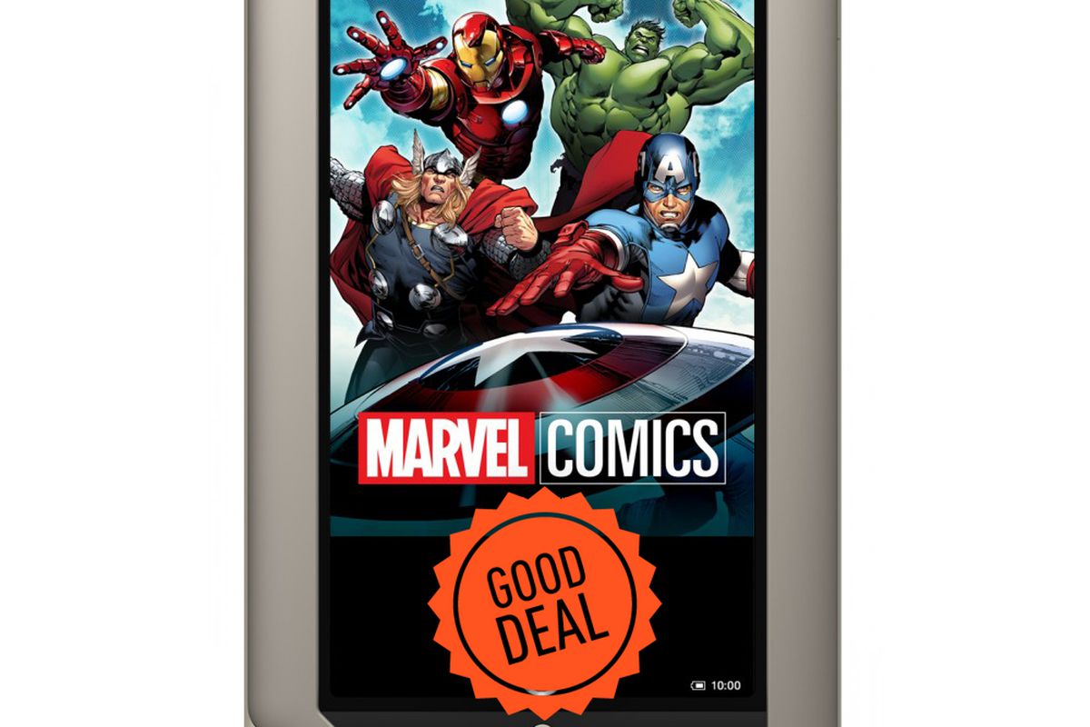 Good deal: Nook Tablet marvel comics