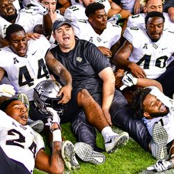 UCF wins the War on I-4 for the second year in a row, defeating So. Fla. 38-10.