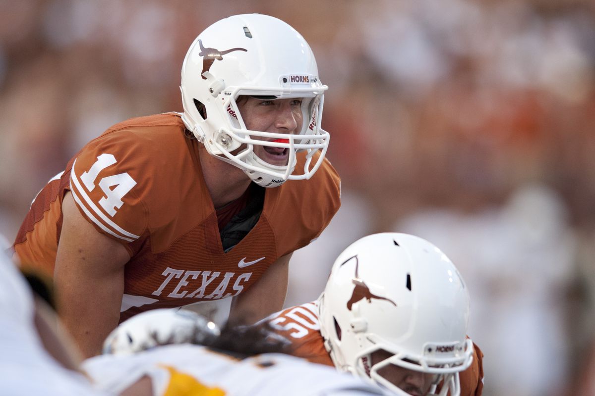 Texas got what it was looking for from David Ash in the season opener. (Photo by Cooper Neill/Getty Images)