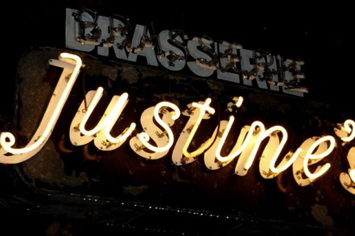 Justine's Brasserie. 