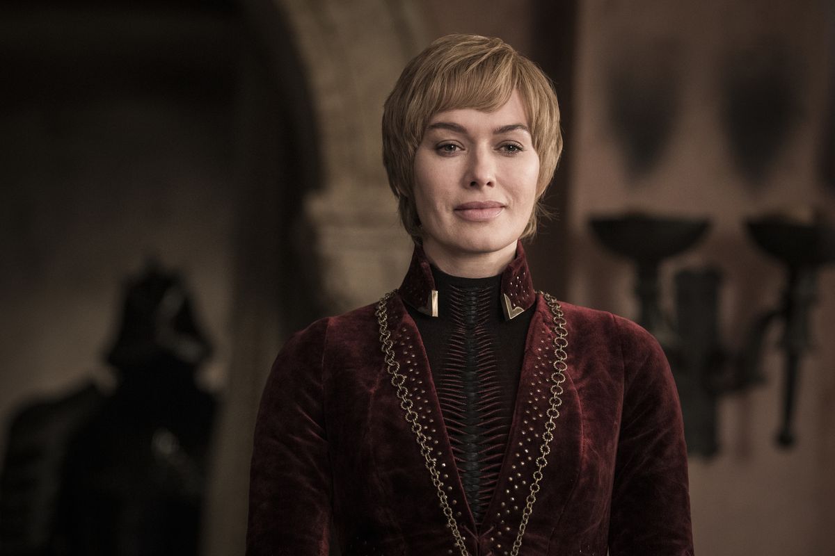 Cersei looking satisfied - Game of Thrones season 8, episode 5