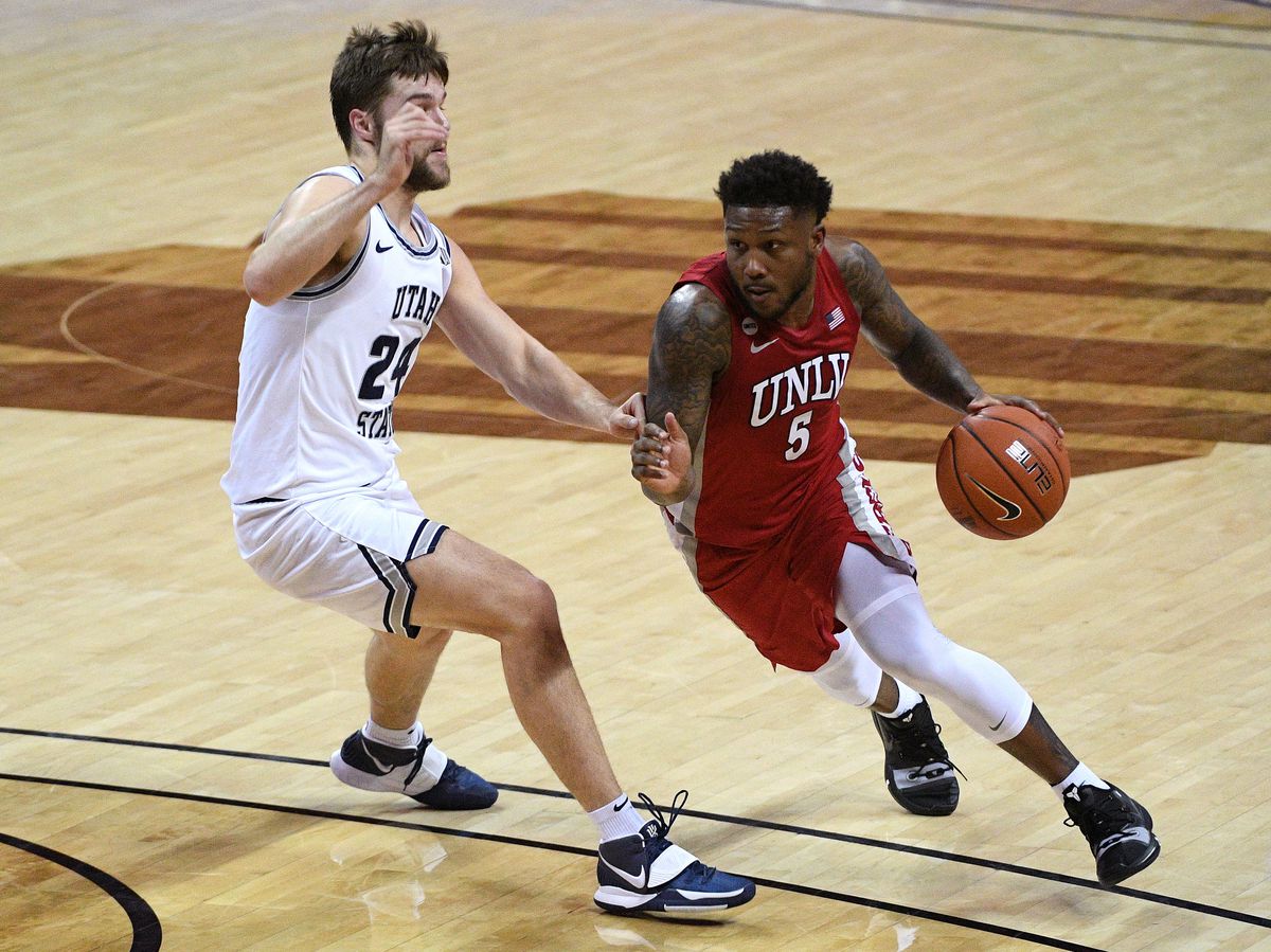 NCAA Basketball: Mountain West Conference Tournament- Utah St vs UNLV