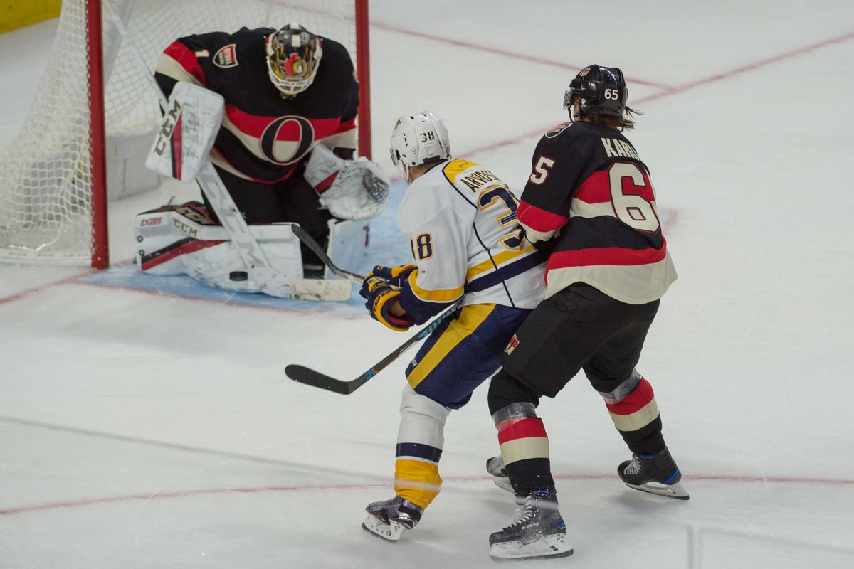 NHL: Nashville Predators at Ottawa Senators