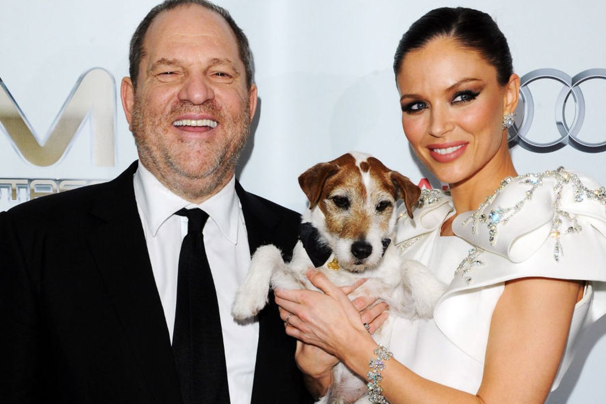 Harvey Weinstein and Georgina Chapman: Adorable, yes, but boy did they pick <a href="http://racked.com/archives/2012/12/03/an-approximation-of-what-kate-middleton-and-prince-williams-child-will-look-like-1.php">the wrong day</a> to announce their pr