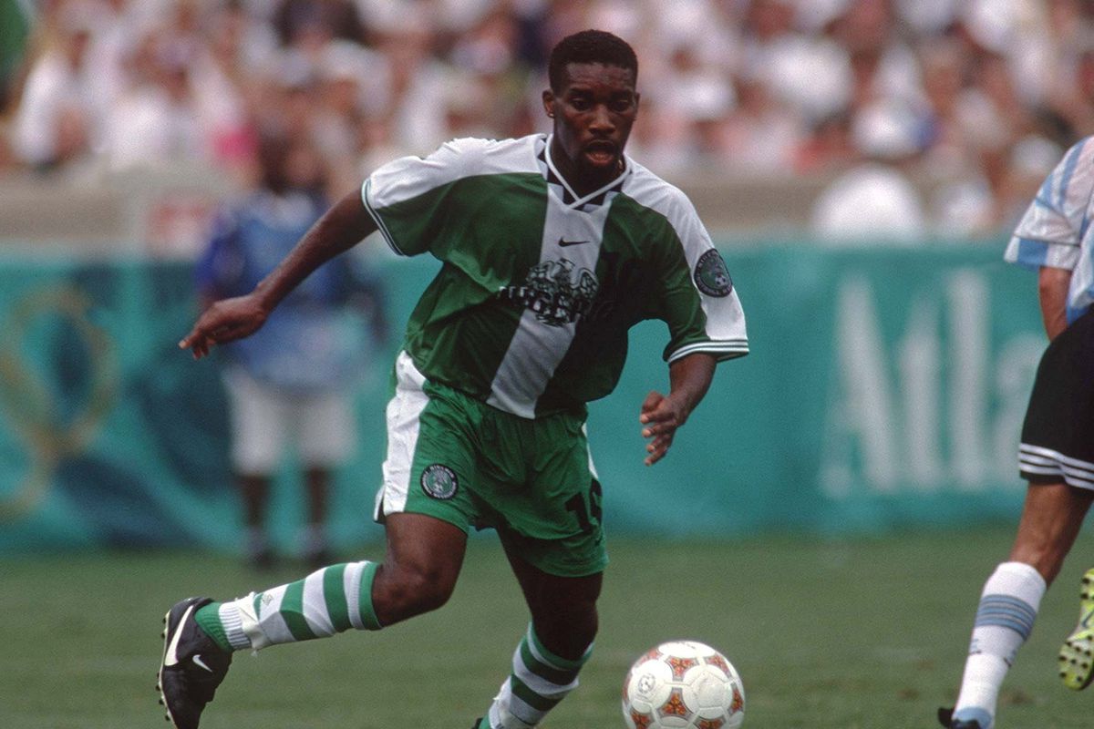 FUSSBALL: Nationalmannschaft 1996 NIGERIA/NGA 03.08.96