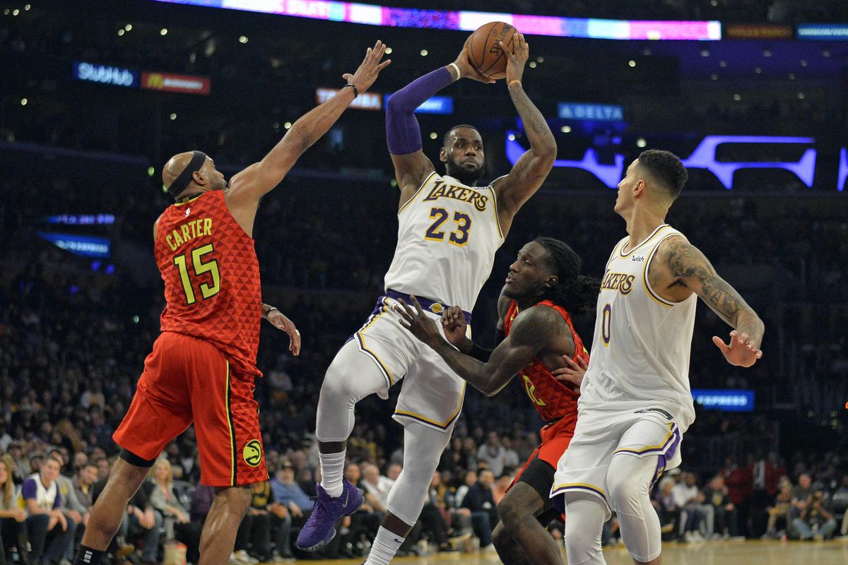 NBA: Atlanta Hawks at Los Angeles Lakers