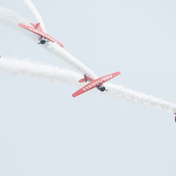 AeroShell Aerobatic Team at the 60th Chicago Air & Water Show. | Colin Boyle/Sun-Times