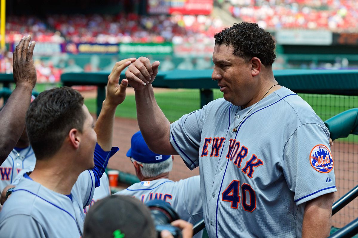 Apologies for the large picture of Bartolo Colon's face