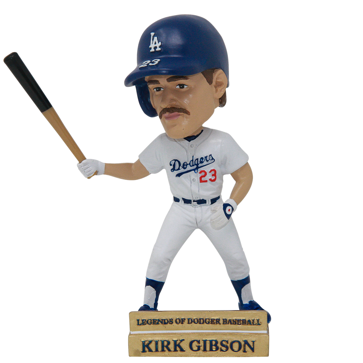 The first 40,000 fans at Dodger Stadium on Saturday will receive this Kirk Gibson bobblehead.