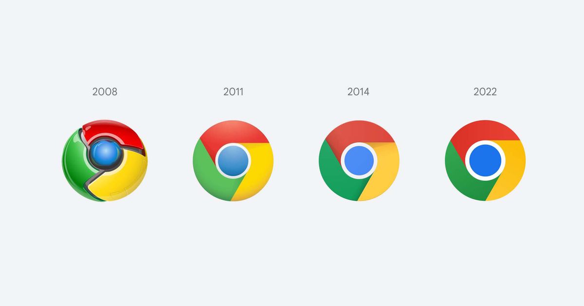 يصل Chrome الإصدار 100 بشعار محدث في القطر